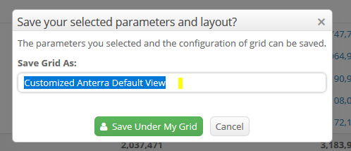 save grid as