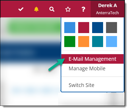 e-mail management