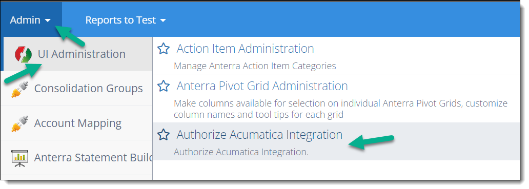 authorize acumatica integration