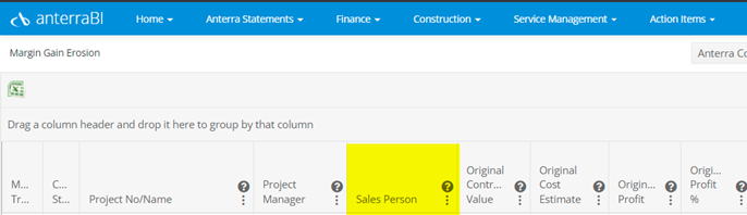 Sales Person column in Grid Admin