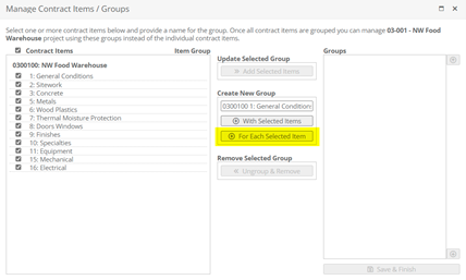 create a cash forecasting line item